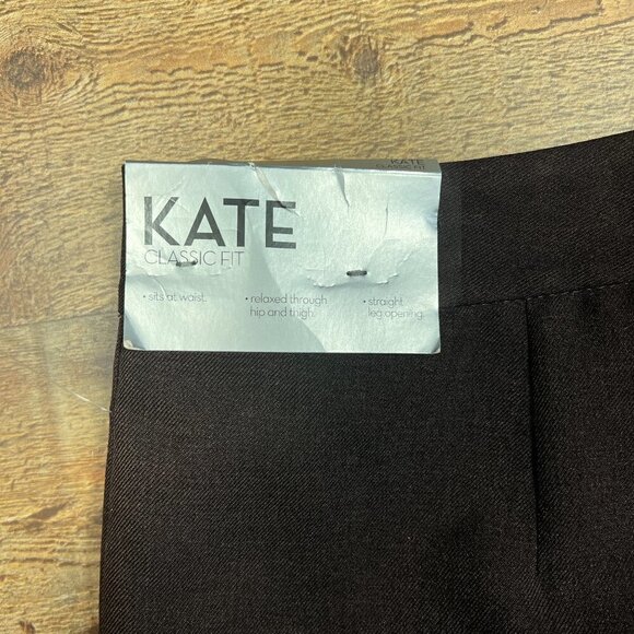 Kasper Brown Classic Lined Straight Leg Trousers size 4 - Picture 5 of 5
